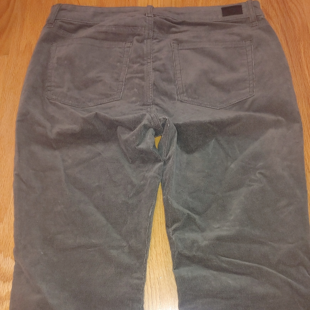 NWOT LAUREN Ralph Lauren Gray Premier Corduroy Straight Leg Pants  – Size 8 - Picture 7 of 8
